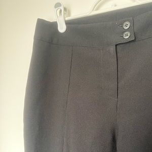 Low rise black chic pants